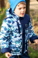 Куртка Oldos "Камуфляж" (сине/зелёный) (до 3-х лет)